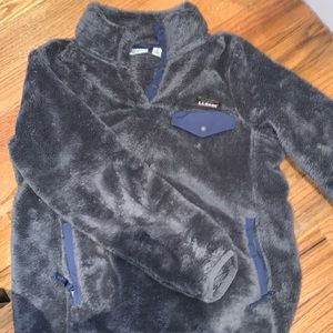 LL BEAN fleece pullover
